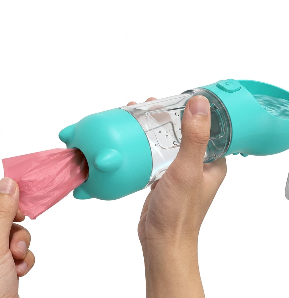 Botella Multifunción de Agua, Comida y Limpieza