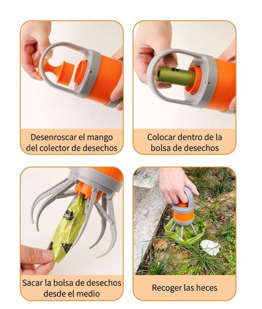 Recogedor Sin Contacto de Heces para Perros