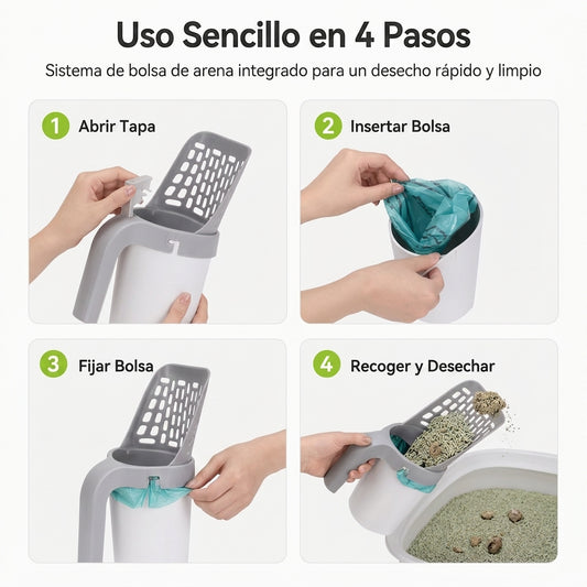 Recogedor de Arena para Gatos