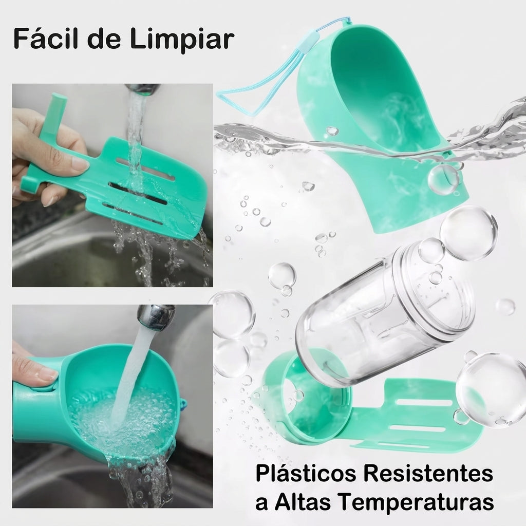 Botella Multifunción de Agua, Comida y Limpieza
